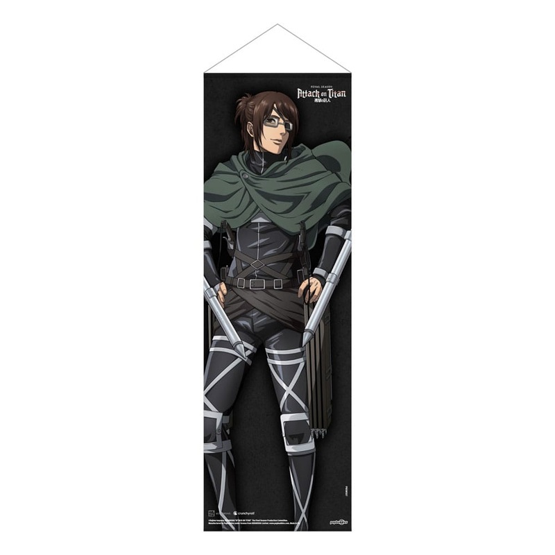 Attack on Titan: The Final Season Slim Wallscroll Hange Zo 30 x 90 cm
