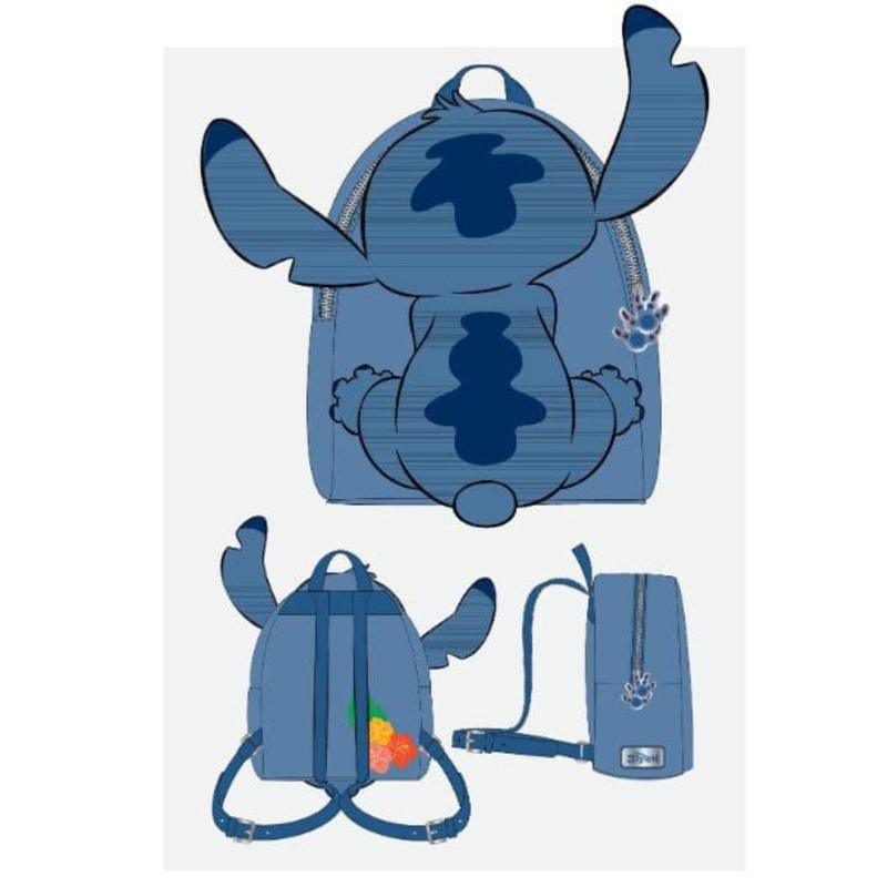 Lilo & Stitch Backpack Mini Stitch Back