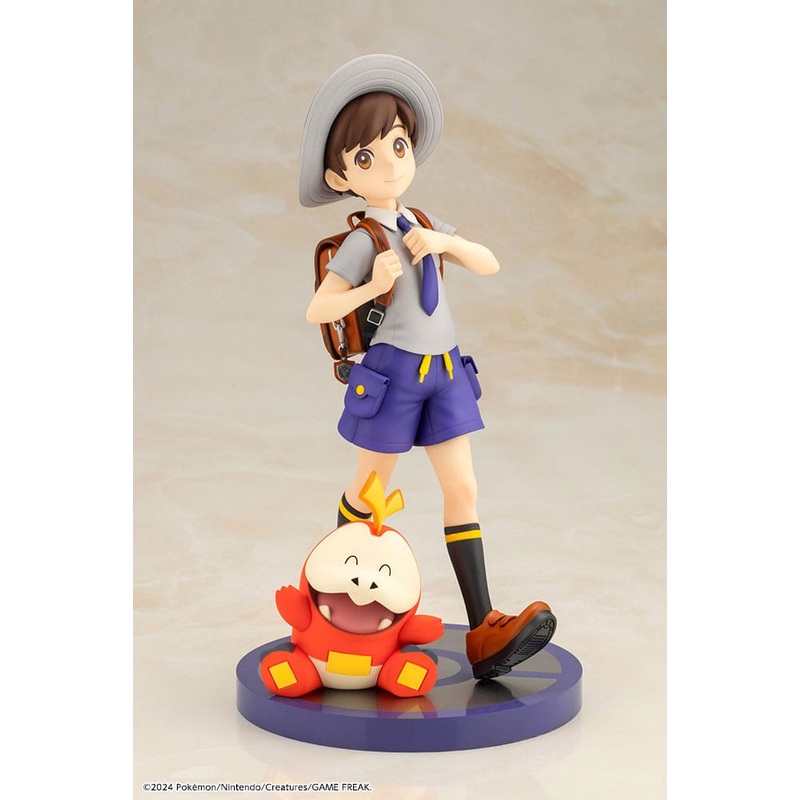 Pokmon ARTFXJ Statue 1/8 Florian with Fuecoco 20 cm