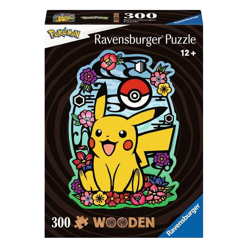 Pokmon WOODEN Jigsaw Puzzle Pikachu (300 pieces)