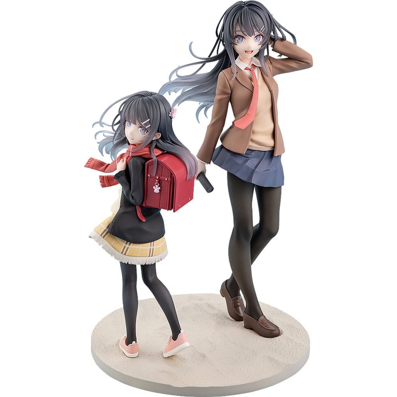 Rascal Does Not Dream of a Knapsack Kid PVC Statue Mai Sakurajima High School Graduation Ver. & Knapsack Kid 19 cm