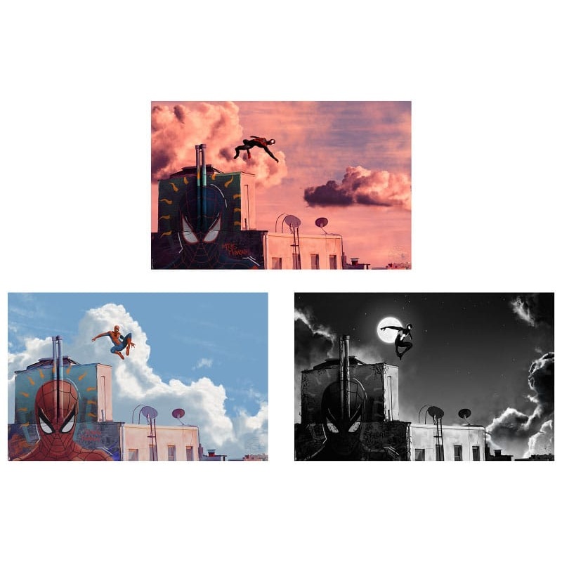 Marvel Set of 3 Art Prints Spider-Man 30 x 46 cm - unframed
