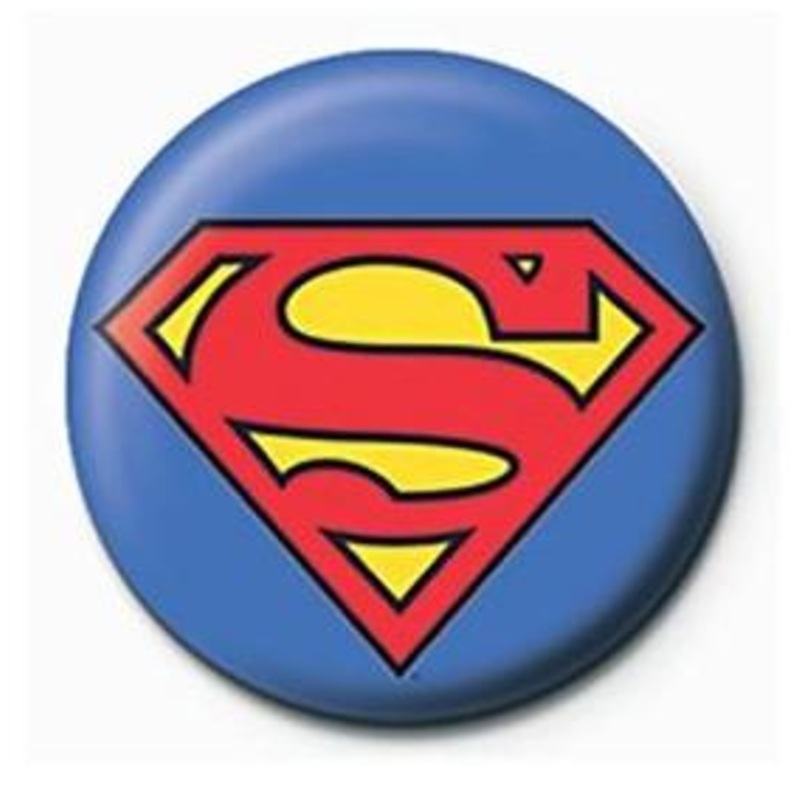 SUPERMAN - Logo - Button Badge 25mm