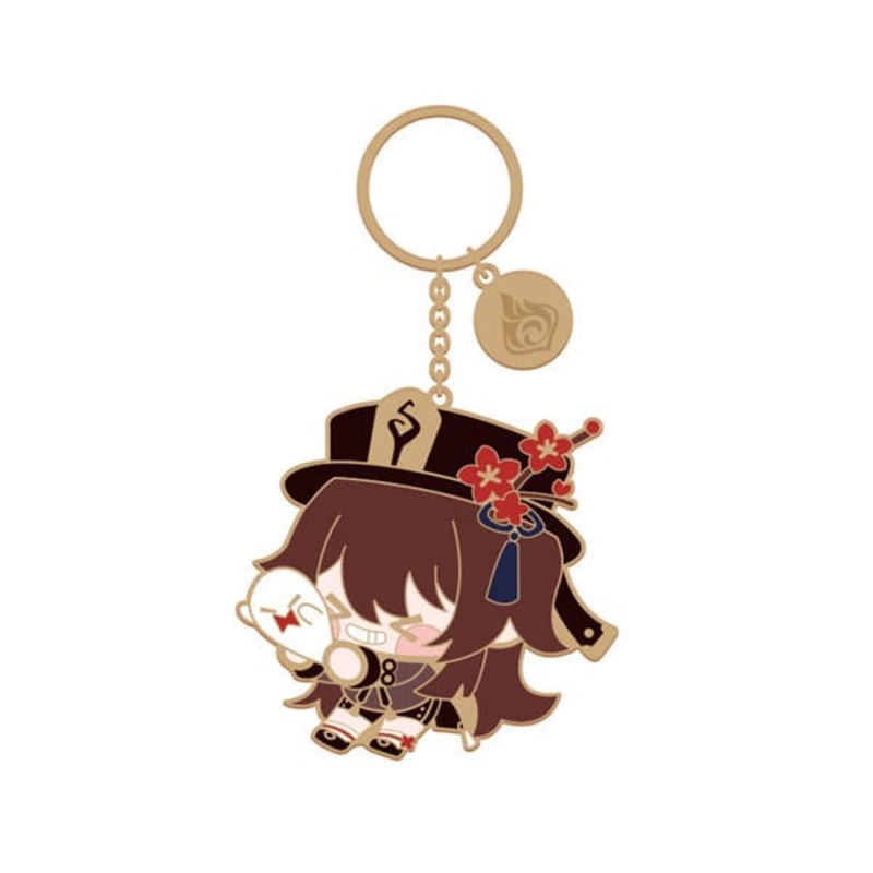 Genshin Impact Character Metal Keychain Hu Tao