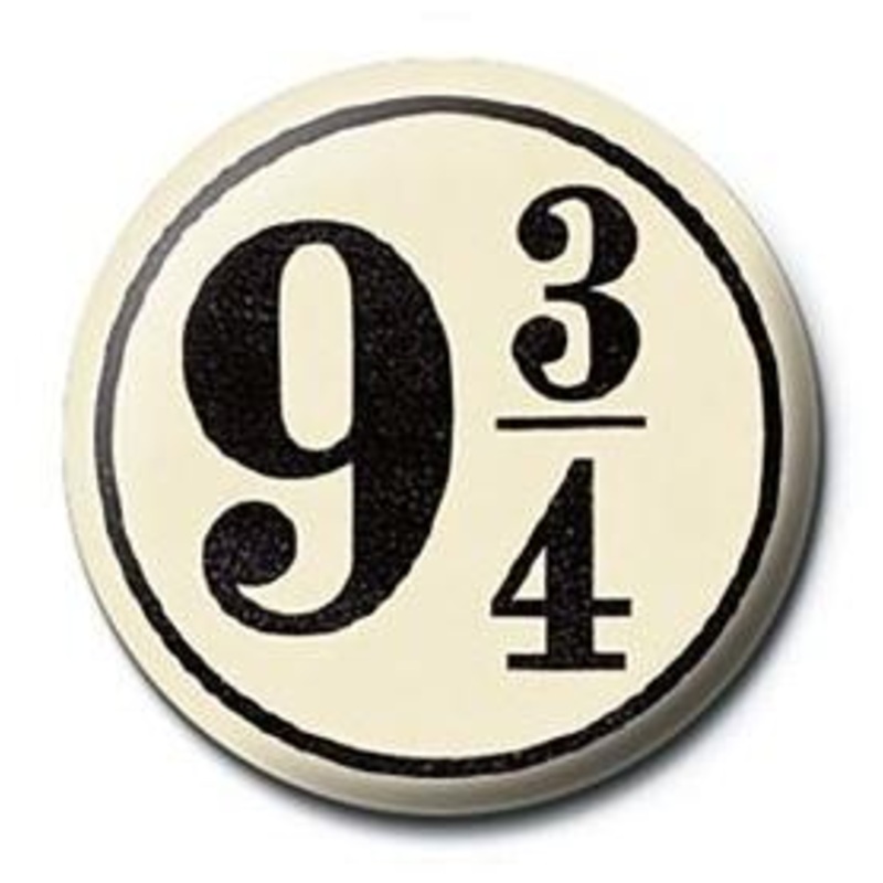 HARRY POTTER - Plateforme 9 3/4 - Button Badge 25mm