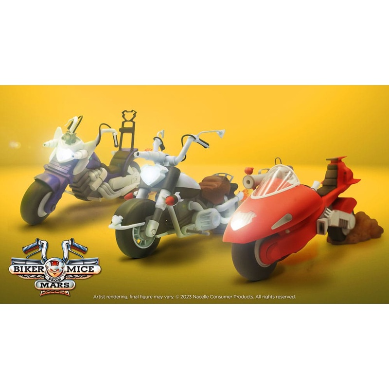 Biker Mice From Mars Vehicles 23 - 25 cm Assortment (6)