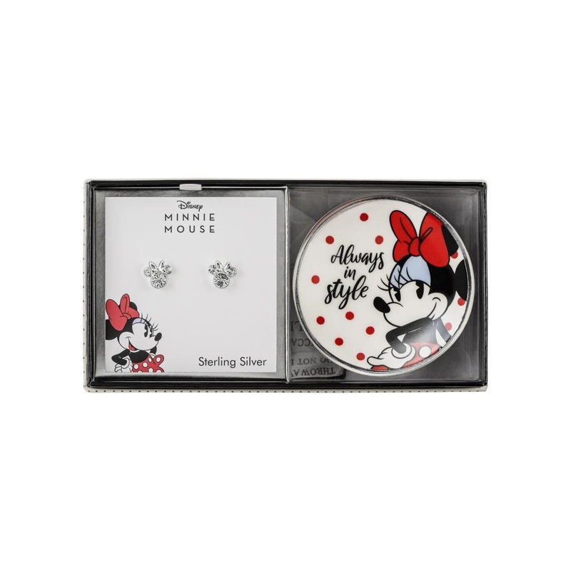MINNIE - Gift Box - Boucles d'Oreilles + Plateau  Bijoux