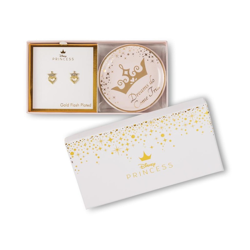 PRINCESSES - Gift Box - Boucles d'Oreilles + Plateau  Bijoux