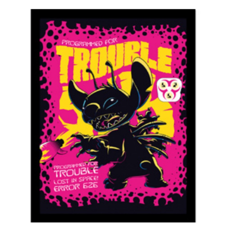 LILO & STITCH - Stitch Comics 2 - Impression encadre 30x40cm