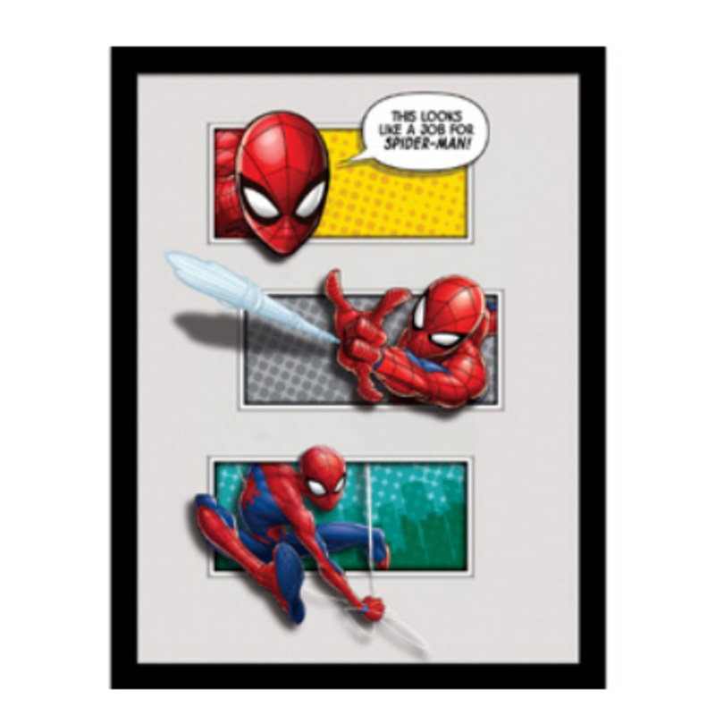 SPIDER-MAN - Looks Like A Job - Impression encadre 30x40cm