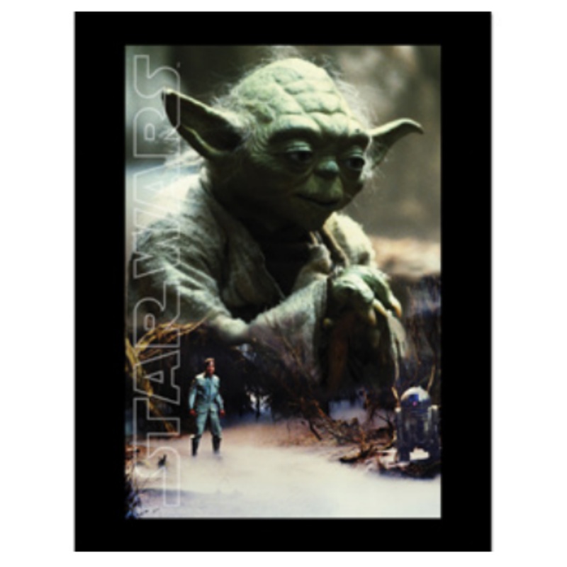 STAR WARS - Yoda Key Art - Impression encadre 30x40cm
