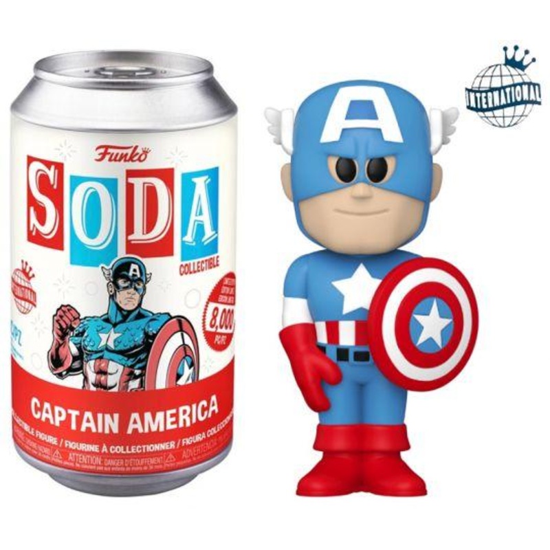 MARVEL - Vinyl Soda - Captain America avec Chase