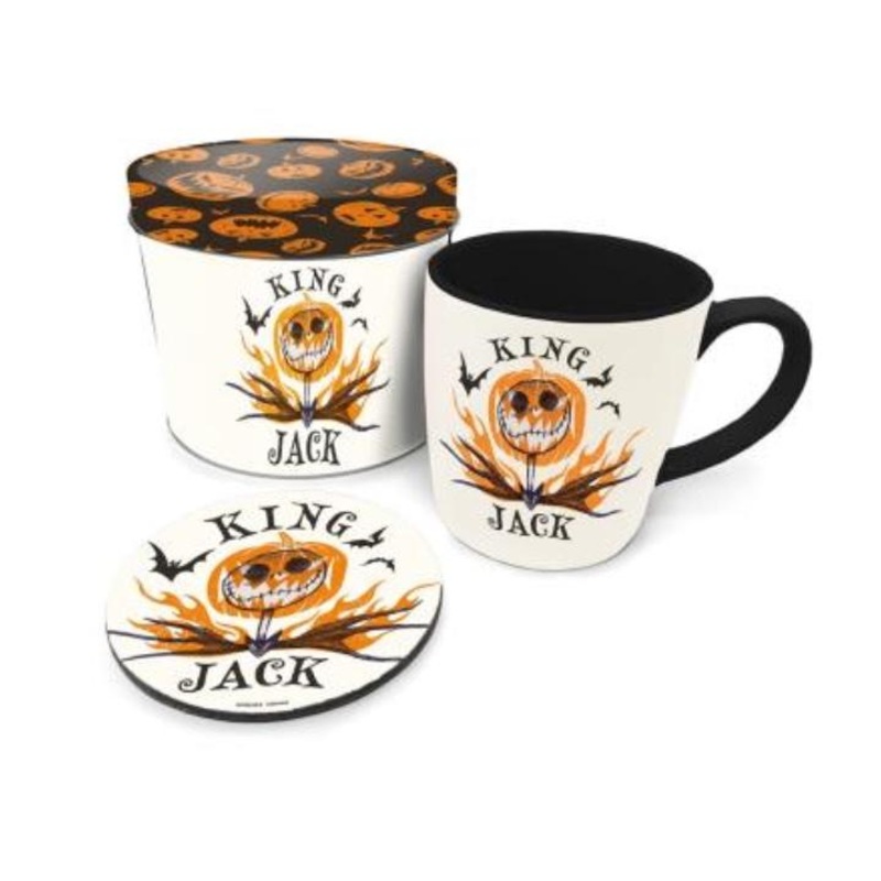 NIGHTMARE BEFORE CHRISTMAS - King Jack - Box mtal, mug & sous verre
