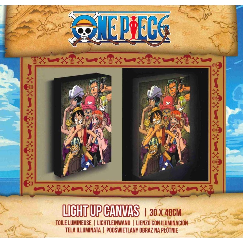 ONE PIECE - Chopper With Friends - Canvas Lumineux 40X30 Cm
