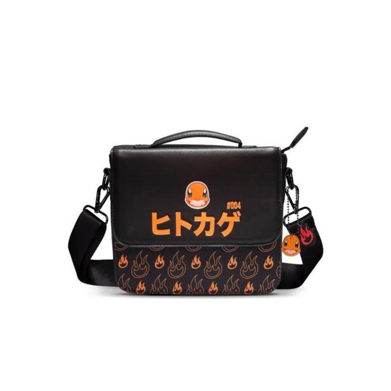 POKEMON - Salamche #004 - Sac  Bandoulire Similicuir '22x7x18cm'
