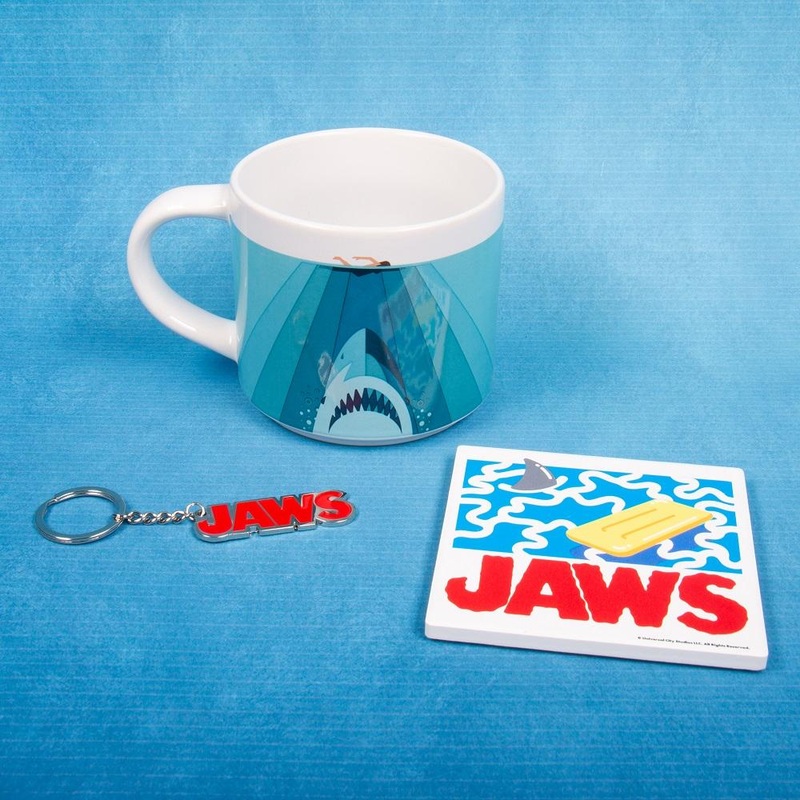 LES DENTS DE LA MER - Pack Cadeau - Mug 250ml+ Sous-Verre + Porte-Cls