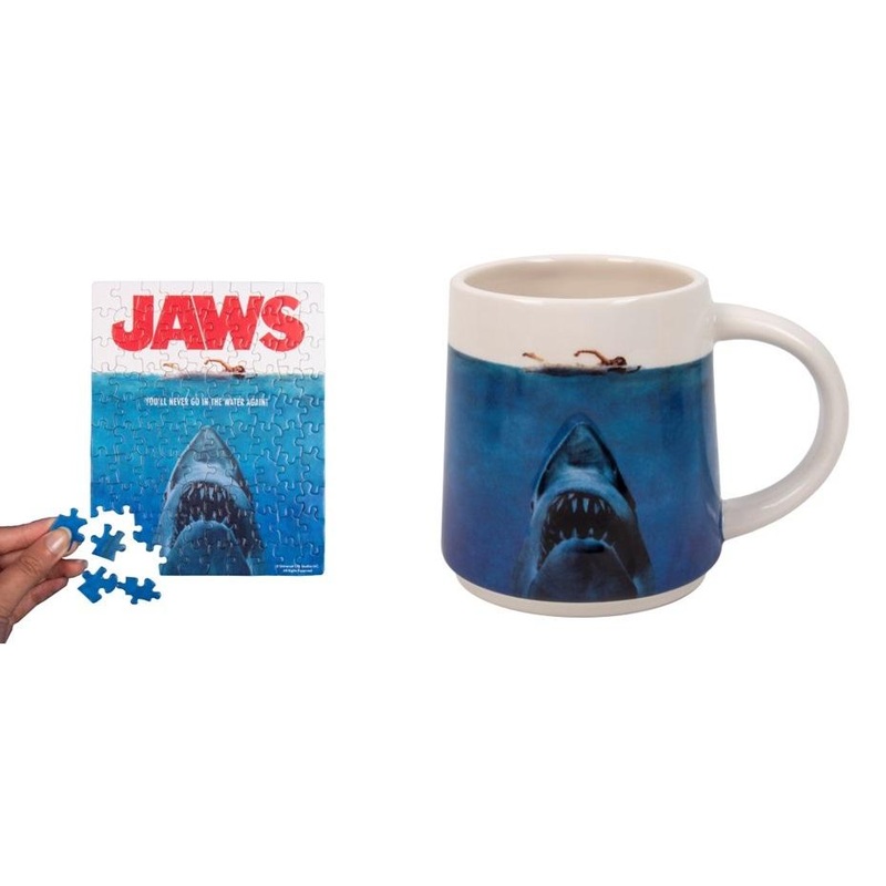 LES DENTS DE LA MER - Pack Cadeau - Mug 370 ml + Puzzle 100 Pc
