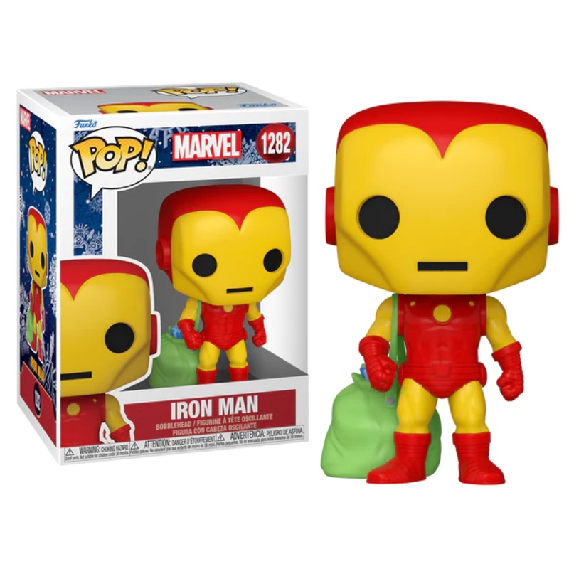 MARVEL HOLIDAY - POP N 1282 - Iron Man avec Sac