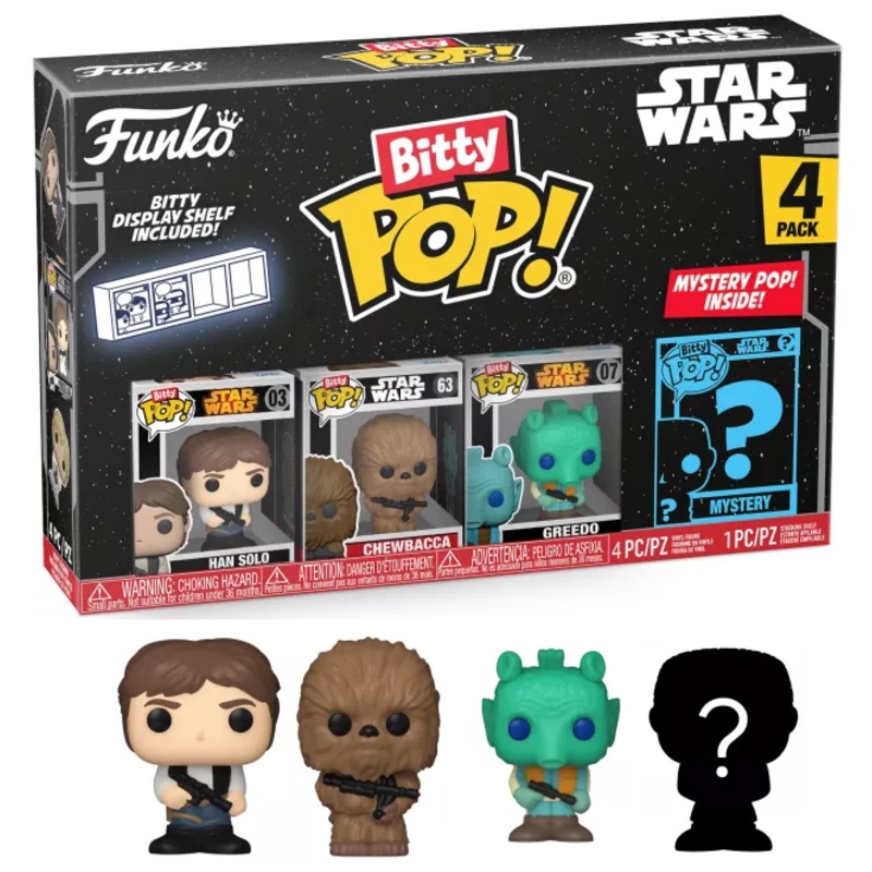 STAR WARS - Bitty Pop 4 Pack 2.5cm - Han Solo