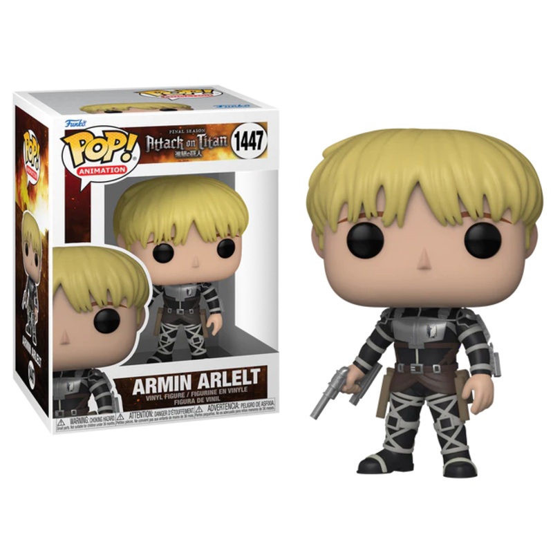 L'ATTAQUE DES TITANS S5 -POP Animation N1447 -Armin Arlert avec Chase