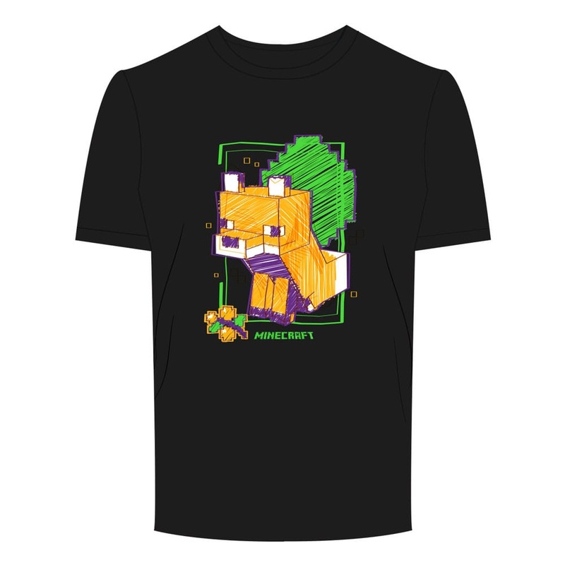 Minecraft T-Shirt Fox Size XL