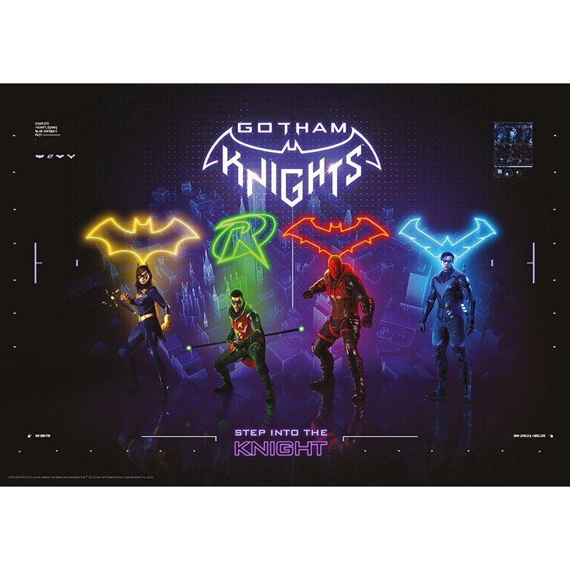 GOTHAM KNIGHTS - Into the Knight - Art Print - Edition Limite 'A3'